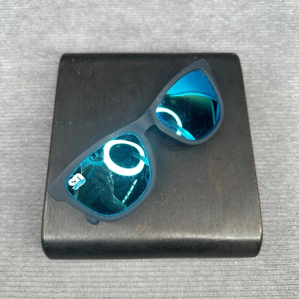 Goodr OG y2k Sunglasses Navy San Diego Half Marathon Legacy Blue Mirrored Lens